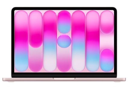 MHFH4 13-inch MacBook Neo: Apple A18 Pro chip with 6‑core CPU and 5‑core GPU, 8GB, 256GB SSD - Blush